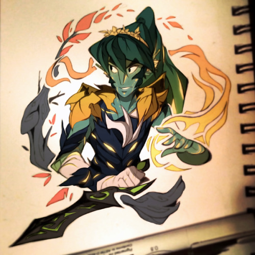 death-shroud:  A teeny smatter of old GW2 art I did before I made this blog. I’m…stilll…..trying to figure out how to draw basically every race that isn’t human as you can see, but I think I’m KIND OF FINDING IT faster now that I keep…playing…this