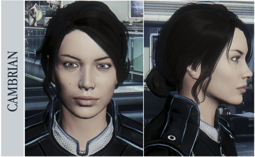 ottemis: ““giantmudcrab: Sometimes I get carried away while porting hair… Download ME3 Hair Pack #1