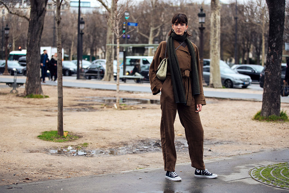 WORLD OF MODELS — Christina Herrmann, off-duty in Paris | 📸 Melodie...