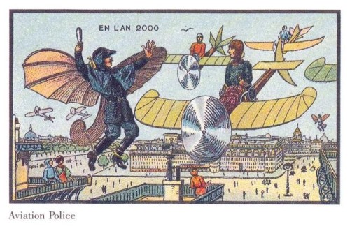 A vision of 2000, drawn by Jean-Marc Côté and other French artists to be used on cigar boxes and pos