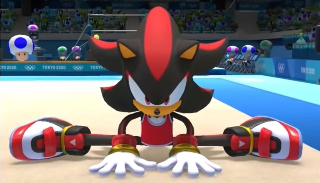 higgsinos:sonic-wildfire:Absolutely obsessed with this picture of Shadow doing the