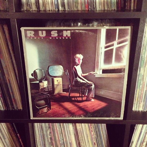 vinylpairings:  #nowspinning #rush #powerwindows #vinyl #recordcollection #synth