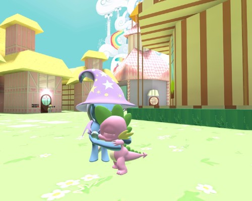 asktrixandberry:  Trixie: Now lets never do this again. Spike: Agreed.  X3 Aww~