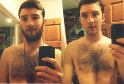 famousandshirtless:sirotterweasel:shaving