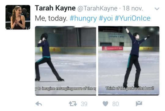 yaoionice: literally-a-piece-of-trash:   you know what gives me life? actual  figure skaters watching yuri on ice (just… look at this dork. no 1 yoi fan)   I love YOI so much ♡ 