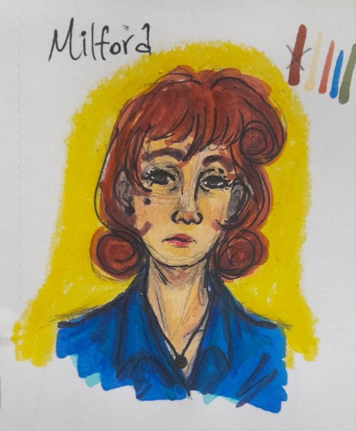 Drew Her While Experimenting With Brush Markers 