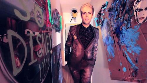 Justin Tranter in Semi Precious Weapons - Warrior Tour Skit part 1