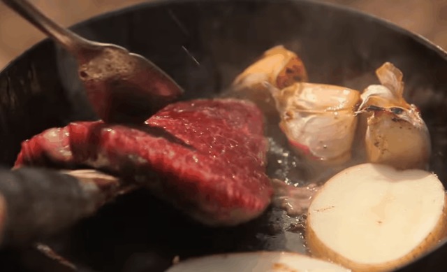 캠핑한끼 ||  Tenderloin steak / Camping, Cooking