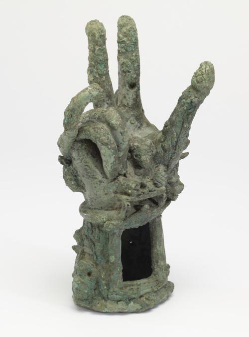 ancientart:Roman Hand of Sabazius, 3rd century, made of bronze.Courtesy &amp; currently located at t