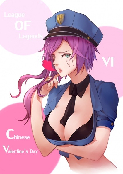 naughty Vi <3 (source: lolhentai.net) 