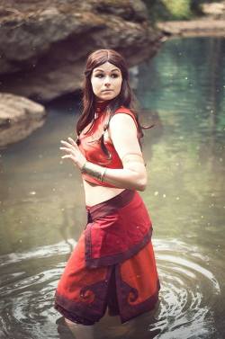 Fire Nation Katara by Lizzardon123 