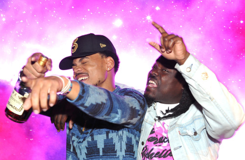 Chance the Rapper and DJ Oreo attend GQ and Chance The Rapper Celebrate the Grammys in Partnership w