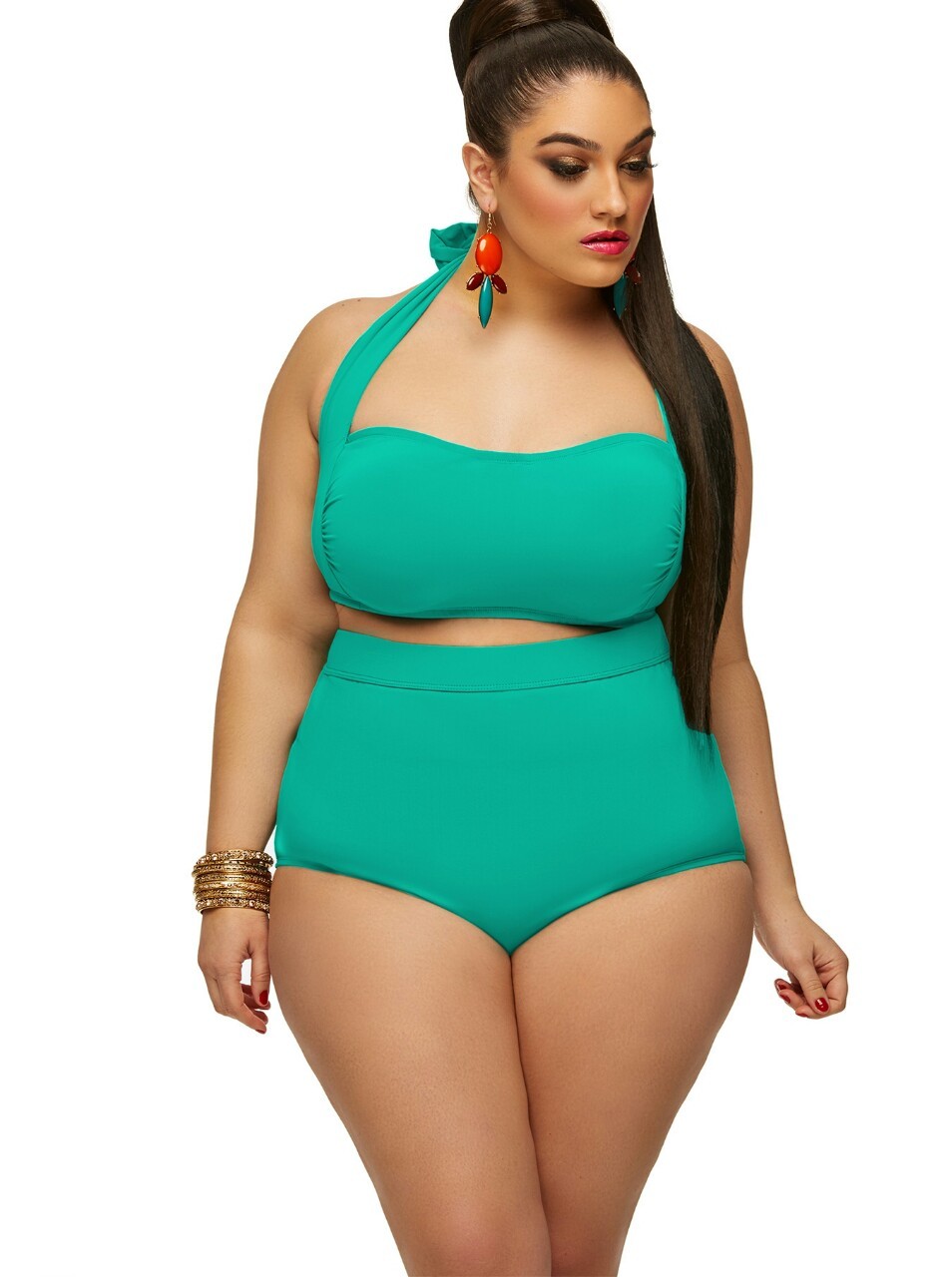 Plus size junior girls swimwear