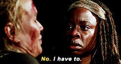 andreaharrisn:    the walking dead meme | ten scenes [3/10]  ↳ welcome to the tombs (3x16)    