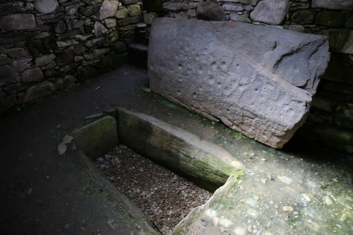 Nether Largie North Cairn and Interior, Kilmartin Glen, Argyll, 3.6.16. The interior chamber has bee