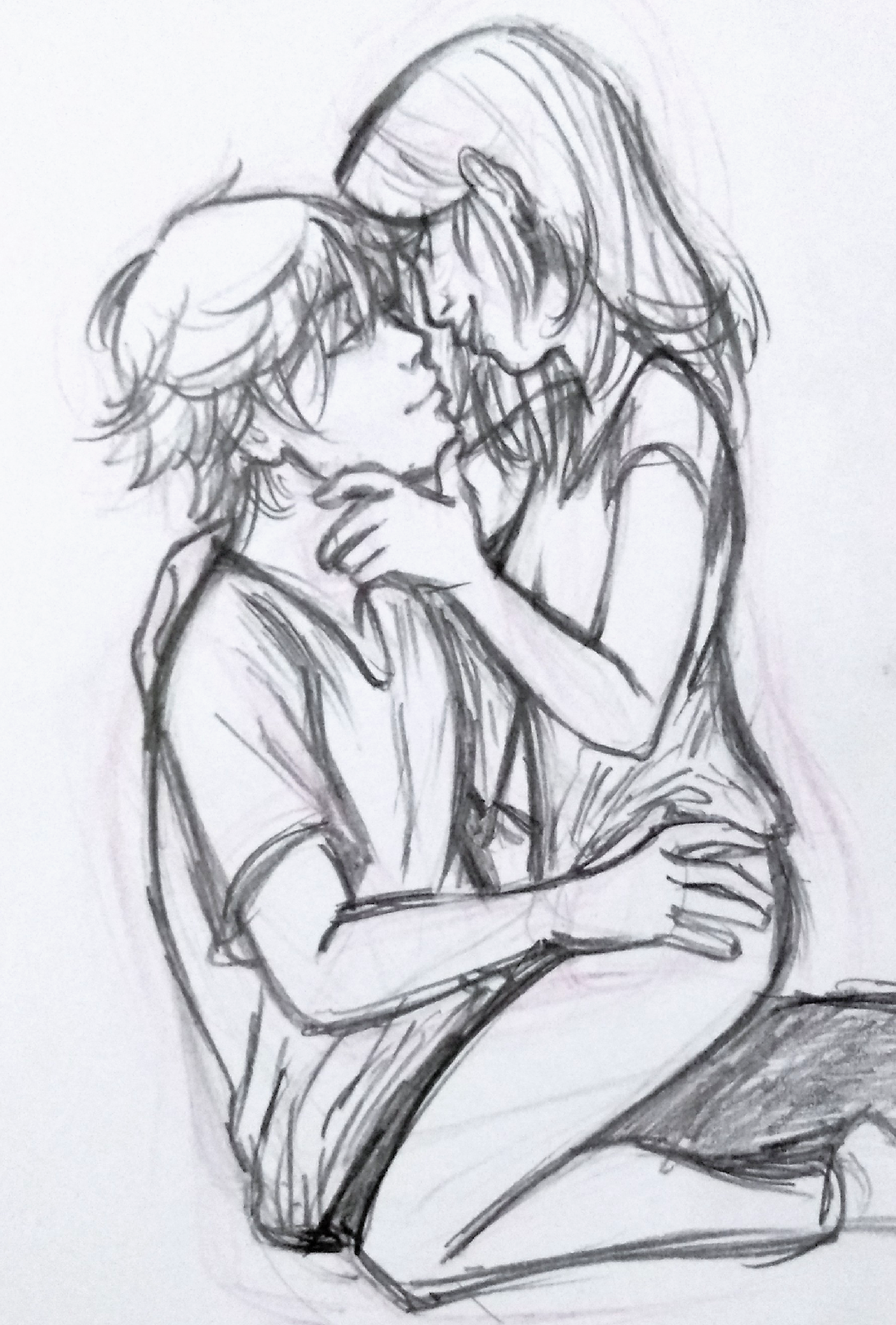 masilvi:👀Unsolicited adrinette sketchIgnore the weird anatomy please
