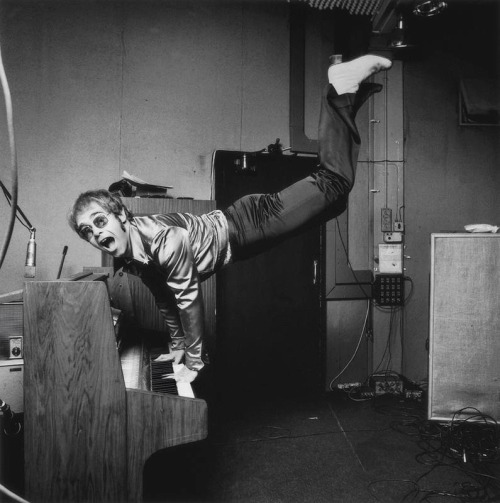 soundsof71:Elton John, 1971, by Terry O’Neill:“I heard this guy singing on the radio in 1971 and I t