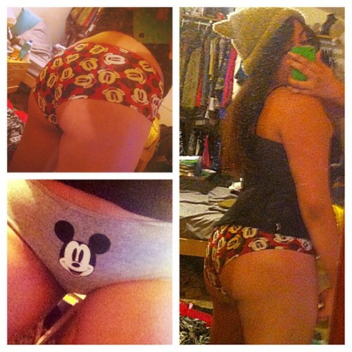 Oh my glob!!! I love my new panties!! Thanks H&amp;M!! #disney #Mickey #panties #underwear #Mick