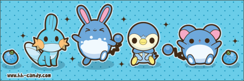 Cute Water Type Pokemon By *A-Little-Kitty