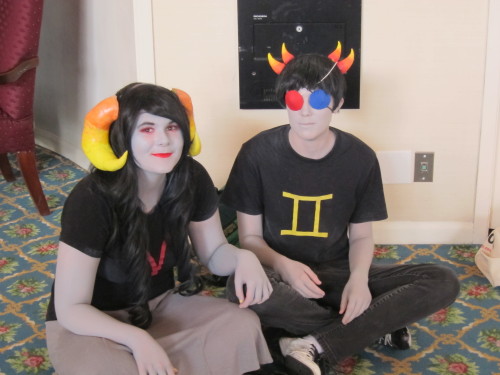 tarantella-ragazza:All the Homestuck cosplays I saw at Anime Conji on saturday 4/13! Please let me k