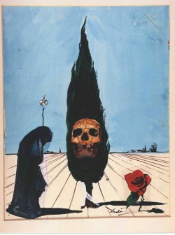 madness-and-gods:  Salvador Dalí- “Death