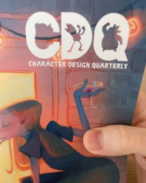Super super proud to be featured in the @characterdesignquarterly issue 18! I am explaining how to b