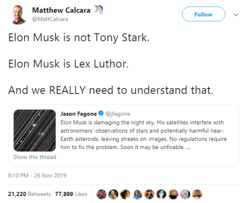 thecalmissar:  resplendentgoldenwings:  goldhornsandblackwool:  goawfma: being lex luthor kinda sorta requires being a genius, elon musk got start up cash because his family stole an emerald mine from zambian miners 🤷🏾 nothing but wealth and privilege