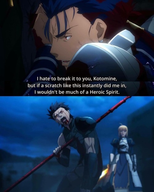They Both Died The Same Way But Diarmuid Gave A Griping Monologue Before His Death While Cu Killed Someone,