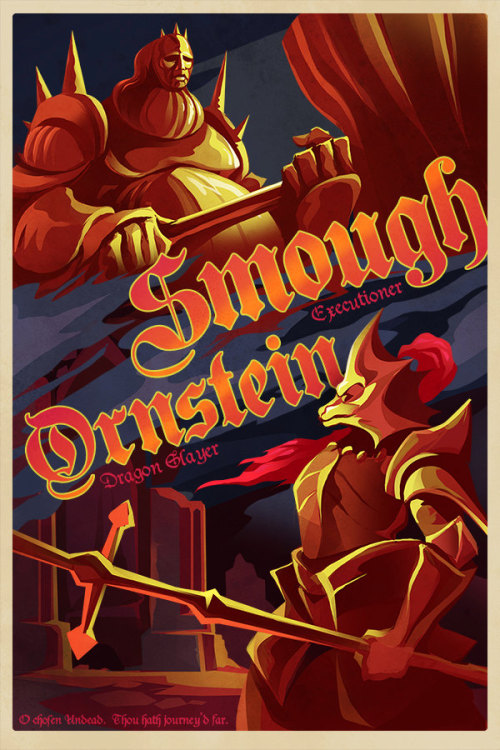 otlgaming:  DARK SOULS POSTERS You’ve beaten the game, or more accurately, the game has beaten you and now you can have a reminder of the many deaths you endured with a print from Crowsmack. Each oversized poster measures in at 24" x 36" and