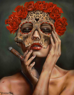 artmonia:  Skull Girls by Brian Viveros.