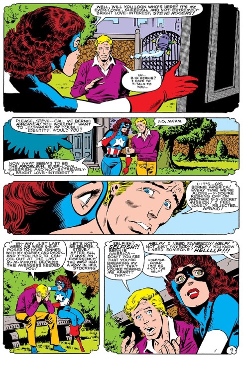 starspangledshitpost: Captain America No. 289, 1984 This is legitimately the best thing that’s ever 