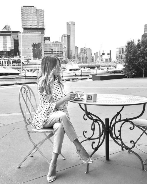 Earlier today, sipping one of my favourite @t2Tea blends (Melbourne Breakfast) in the best city in t