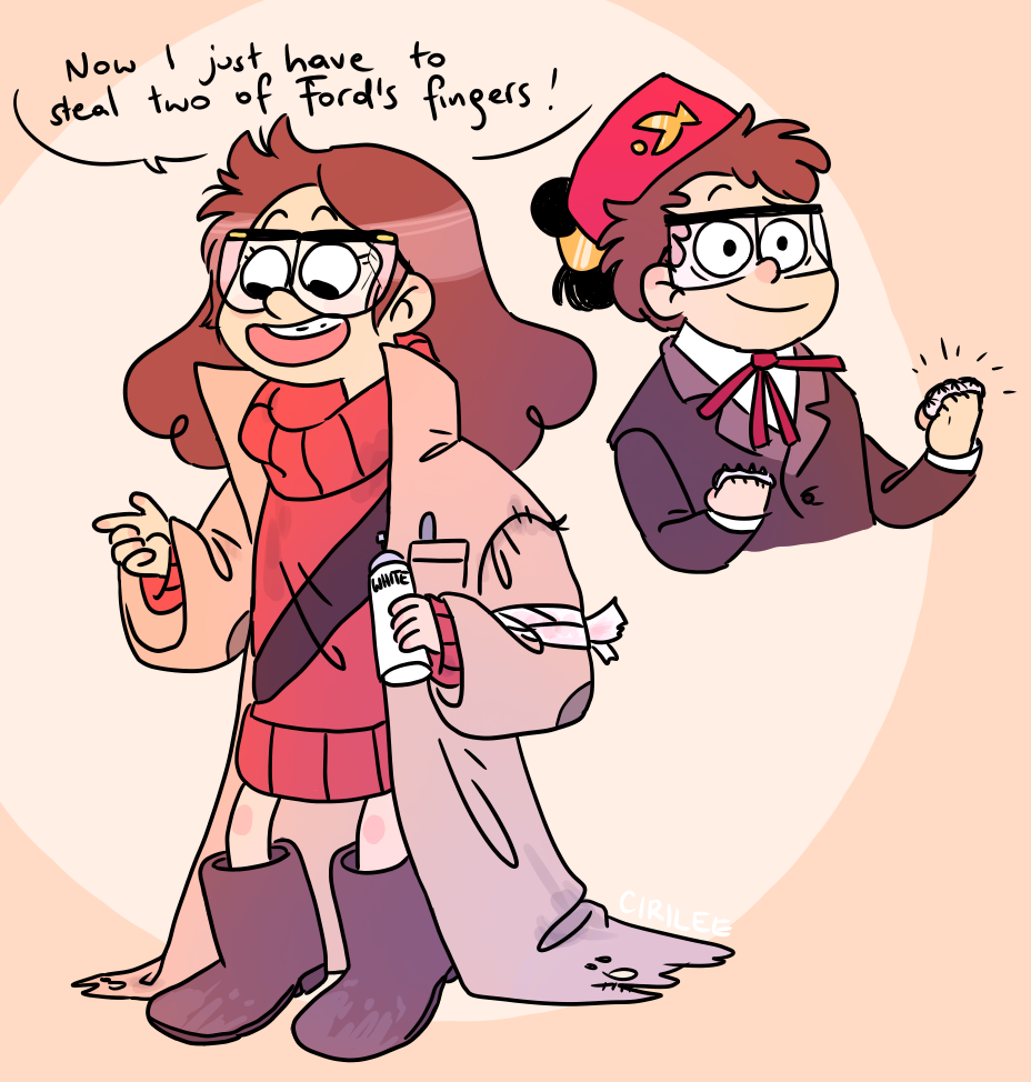 Dipper and mable bodyswap adventure