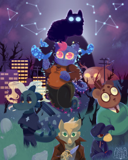 dongoverlord:  THE NIGHT IN THE WOODS ZINE