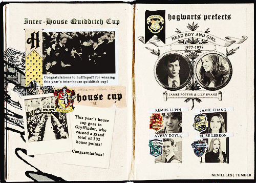 nevillles:  hogwarts yearbooks | marauders era