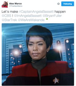 philhollywood: wearewakanda:  #CaptainAngelaBassett