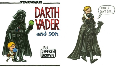 brianmichaelbendis: Darth Vader and Son - By Jeffrey Brown