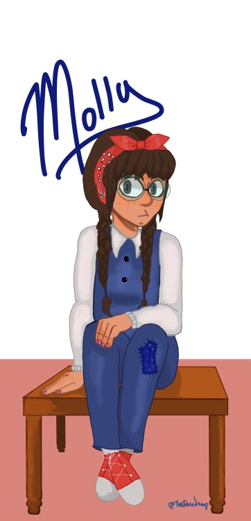 a-persistent-parasite:Drew Molly from American girl in a new get up.