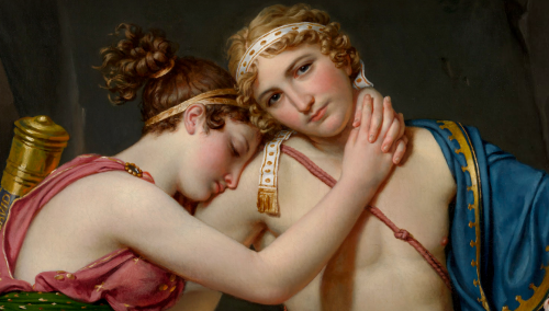 srednod:The Farewell of Telemachus and Eucharis - Jacques Louis David 1818