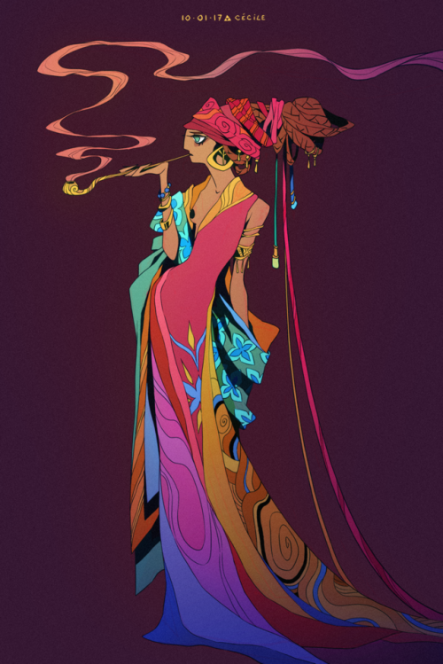 theartofanimation:Cécile de Gantès   -  http://ceciledegantes.tumblr.com  -  http://tsuuuuu.deviantart.com  