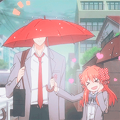  gekkanshoujoweek day 4 : favourite parodied trope  walking home in the rain 