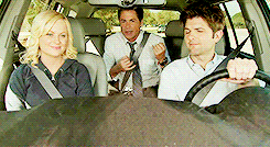 prattandscott:  I laughed the hardest: When Chris Traeger played “air banjo”
