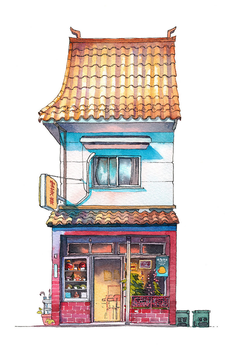 mayahan:
“Tokyo Storefronts: Illustrations by Mateusz Urbanowicz
”