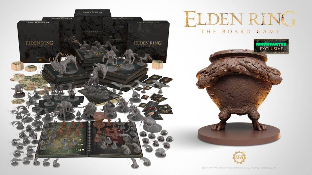 Elden Ring, Elden Ring: The Board Game, Steamforged Games, Kickstarter, Crowd Funding, Tabletop Gaming, Latest, News