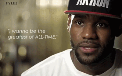 fuckyealebronjames:  Question: How important is it to you to end your career you