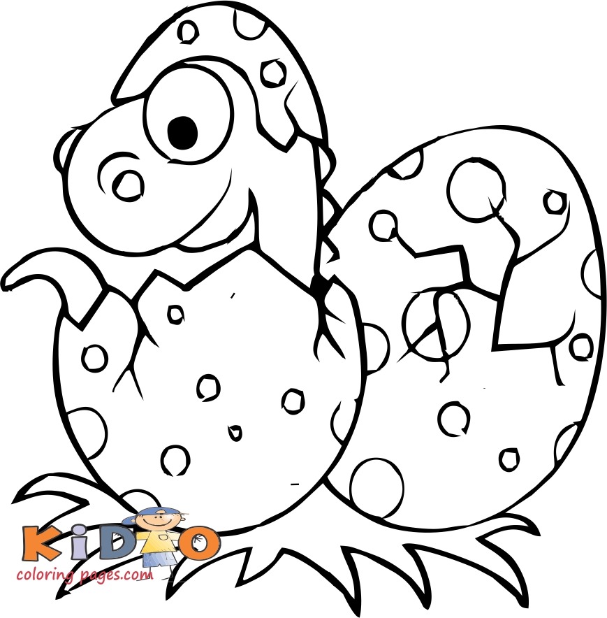 Dinosaur Egg Coloring Pages - Free & Printable!