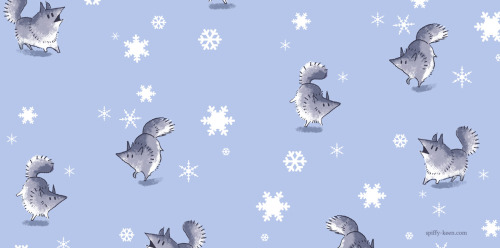 shadeykris:  Snow-falling wolves pattern!Aroo! porn pictures