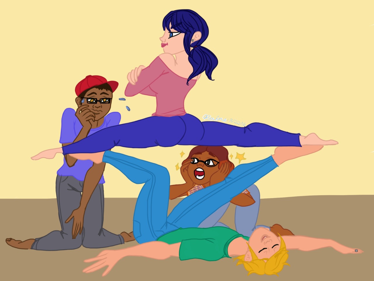 ladymagique-et-ladychance:  Did the main four losers in @croxovergoddess ’s draw
