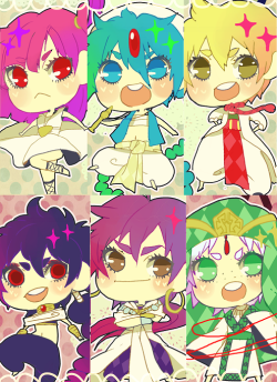 ffyeahmagi:  Morgiana, Aladdin, Alibaba,