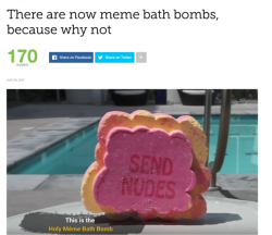 regretttingg: puppyarcade:  journalofatragedy:  Everyday We Stray Further From God’s Light but if you must, here’s the link  the kinky side of me low key want someone to gift me the ‘send nudes’ meme bath bomb  did you guys see that they threw